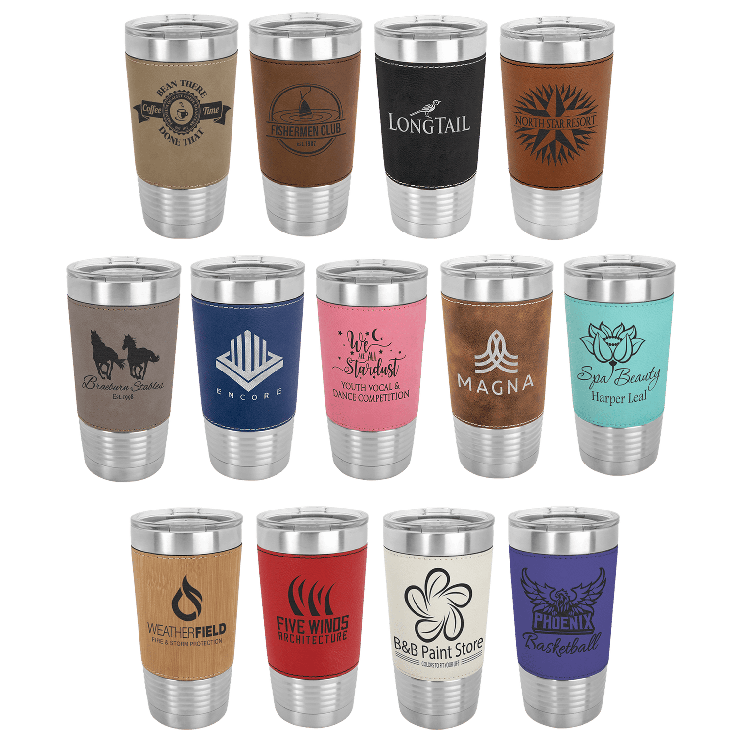 20oz. Leatherette Tumblers-MO