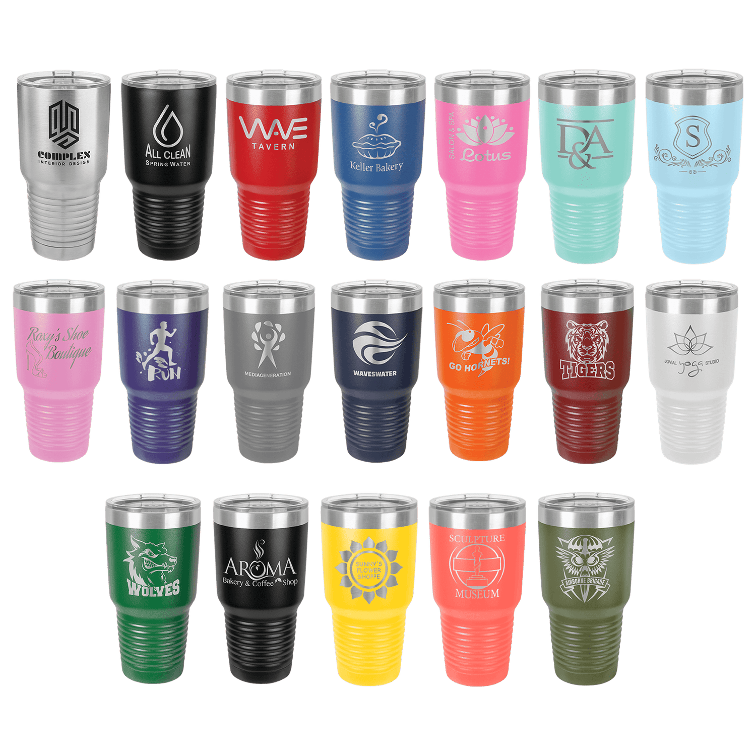 30 oz. Stainless Steel Polar Camel Tumblers with Art Studio