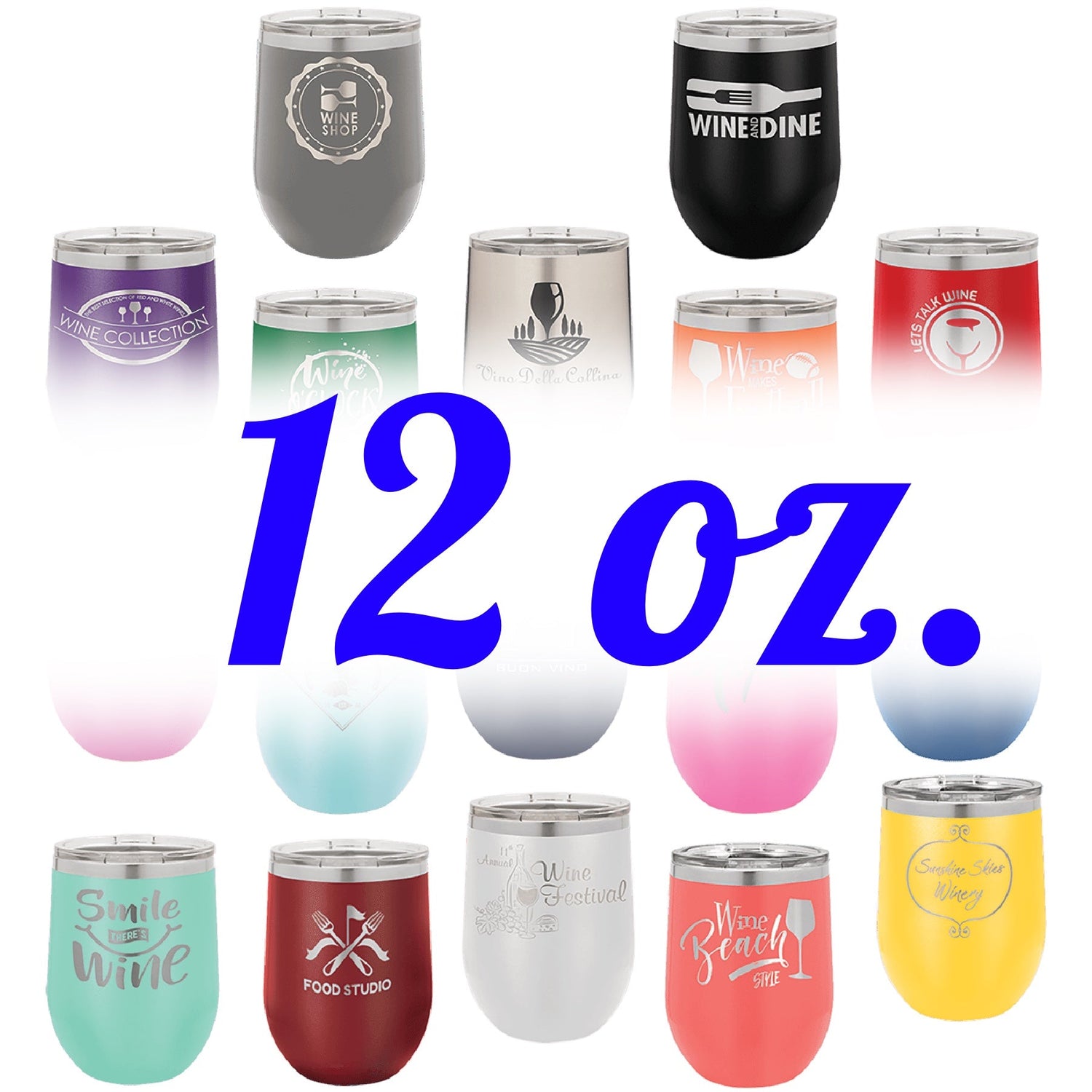 12oz. wine tumbler-MO