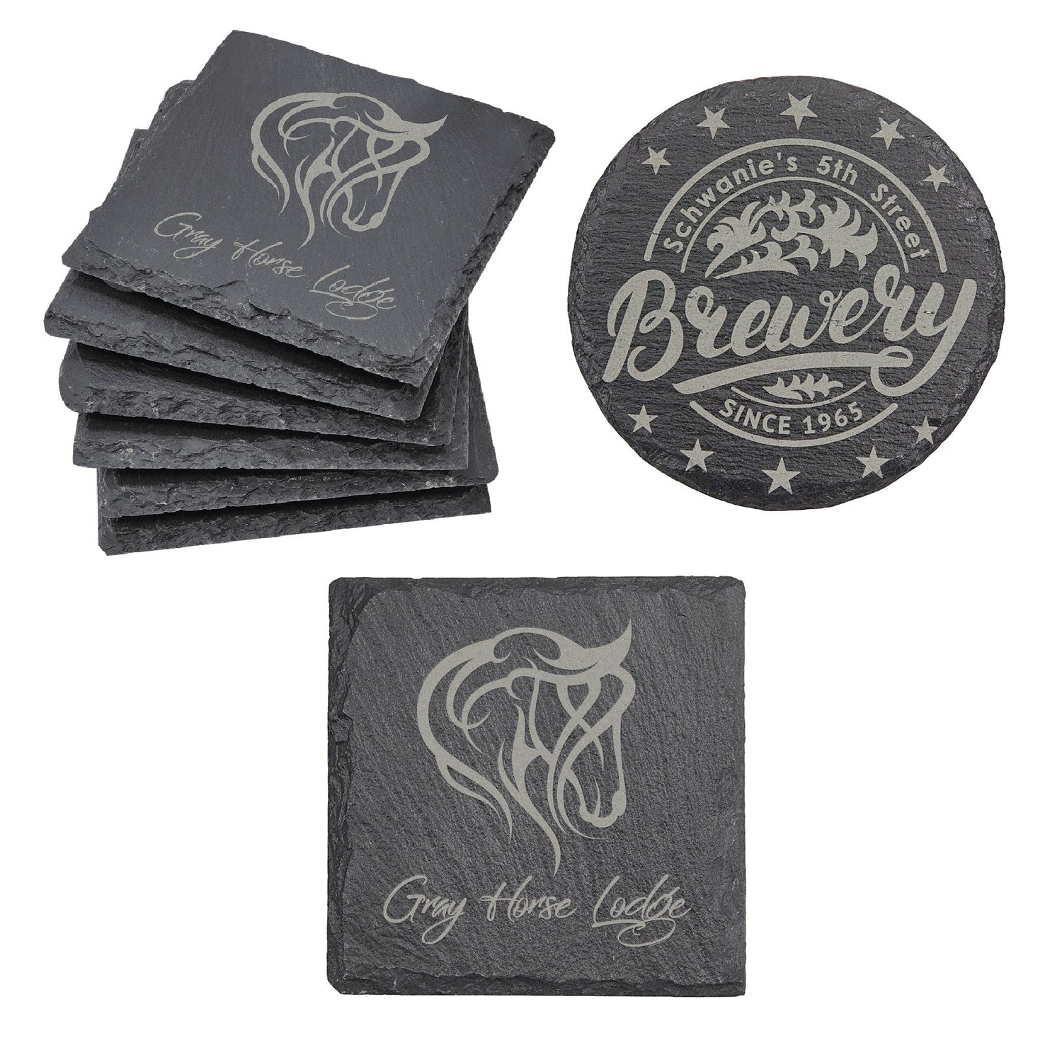 Slate Coasters-MO