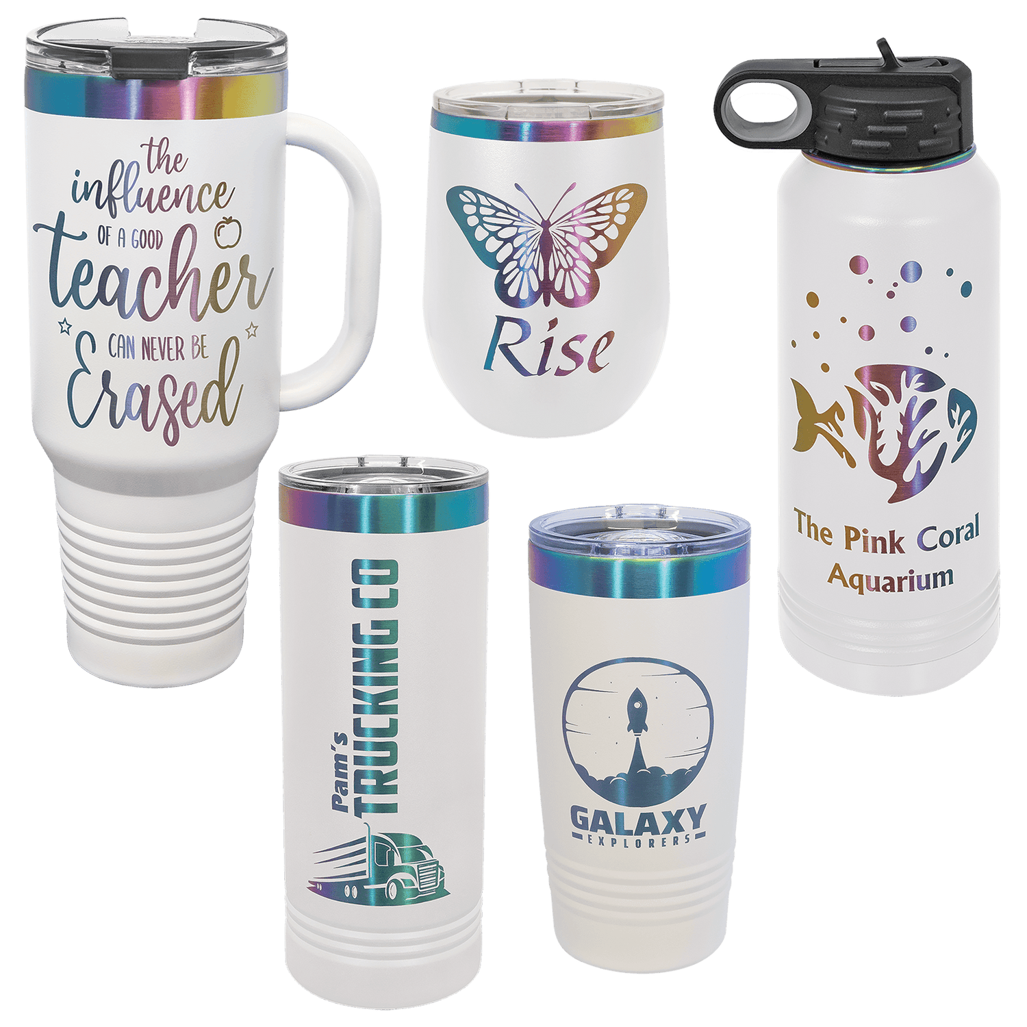 Polar Camel White/Prism ION-Plated Tumbler-MO