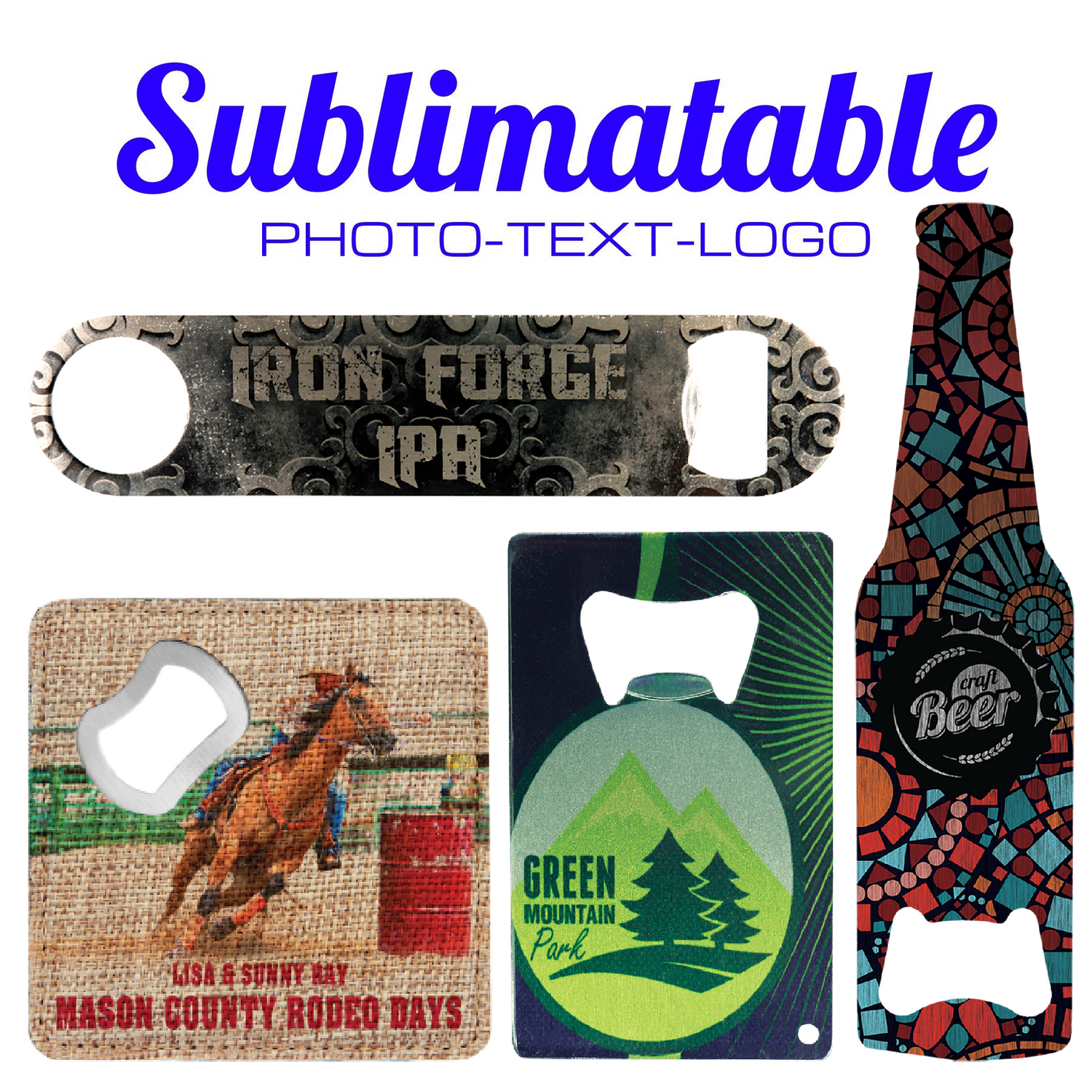 Sublimatable Bottle Openers-MO