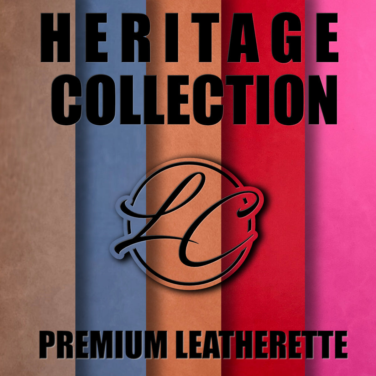 Heritage Real Texture Collection of Leatherette Patch with Design Engine