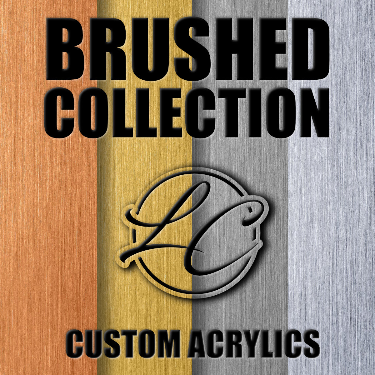 Brushed Metal Acrylic Patches with Creation Studio