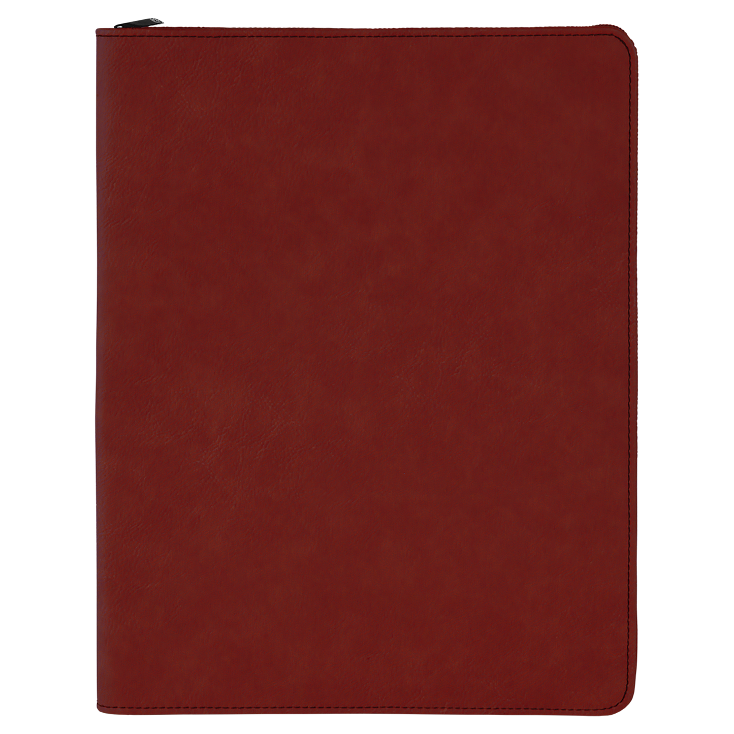 9 1/2" x 12" Rose with Zipper Laserable Leatherette Portfolio with Notepad-MO