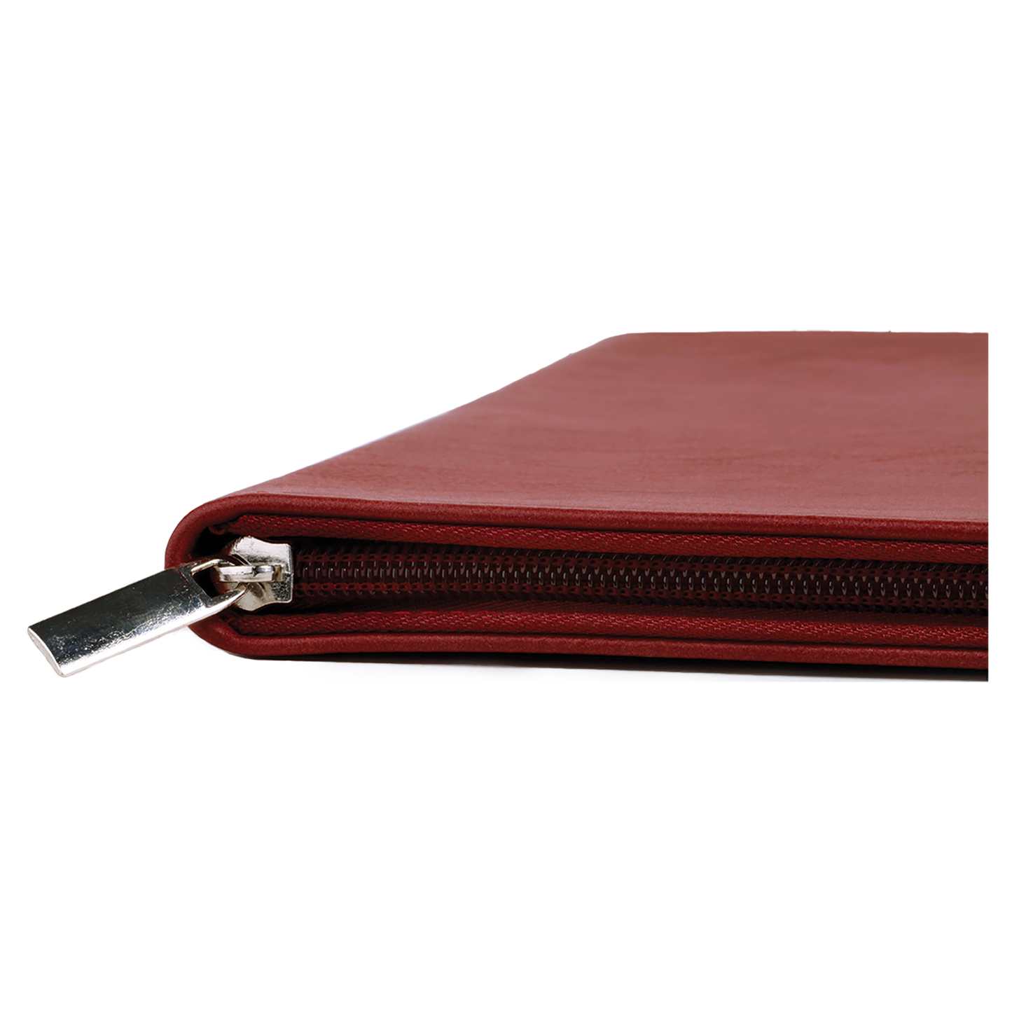 9 1/2" x 12" Rose with Zipper Laserable Leatherette Portfolio with Notepad-MO