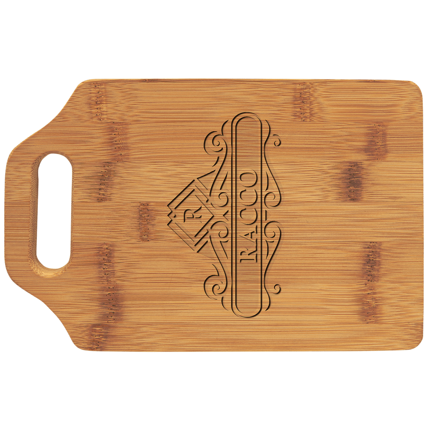 9" x 6" Bamboo Cutting Board with Handle