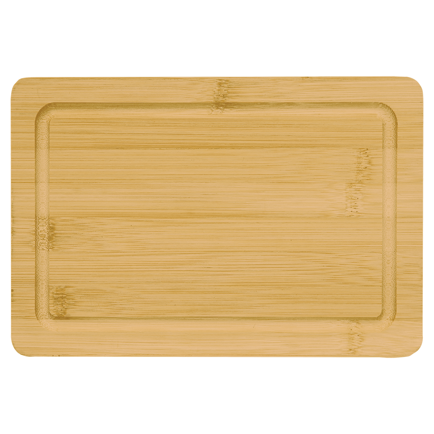 9" x 6" Bamboo Cutting Board with Drip Ring-MO