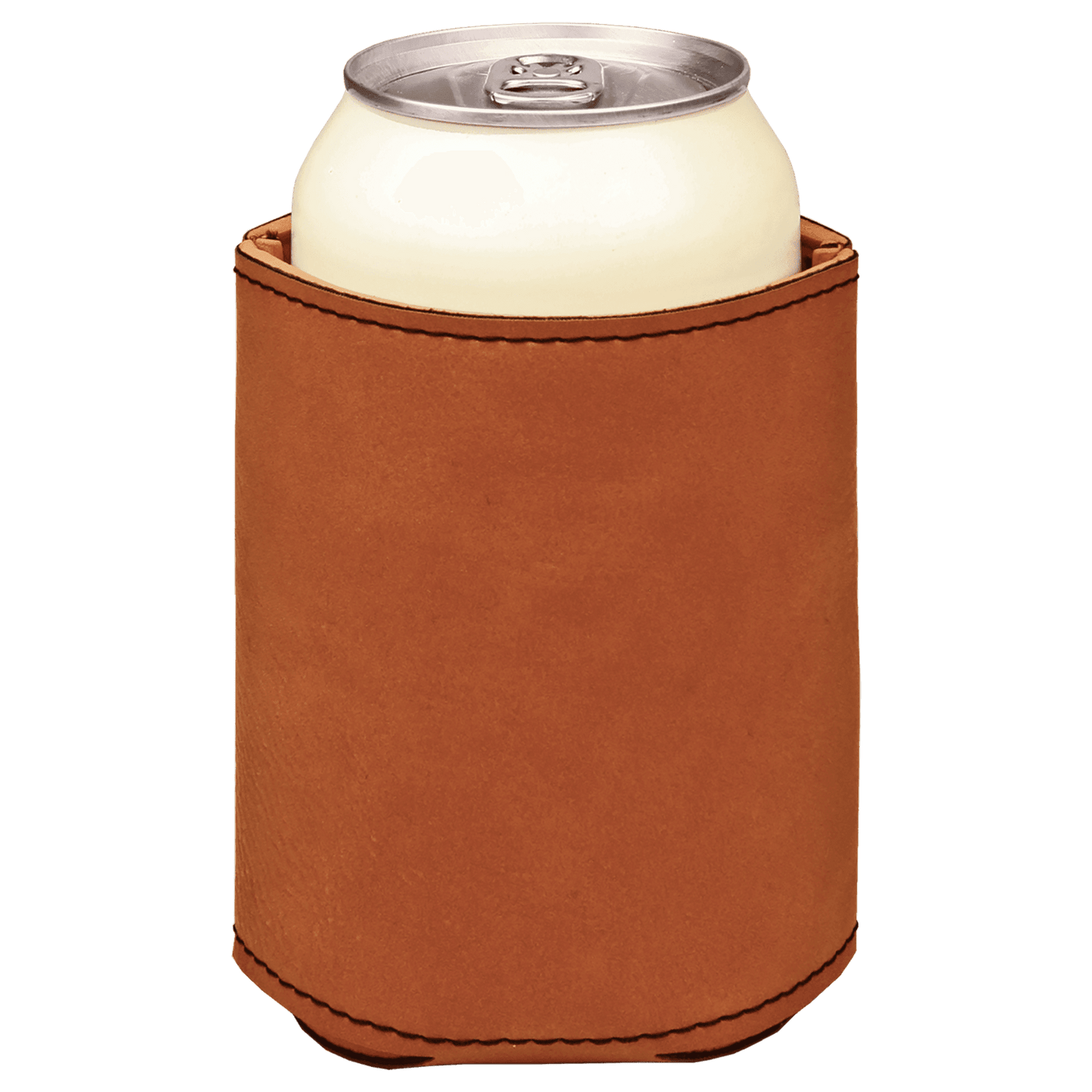 3 3/4" Rawhide Laserable Leatherette Beverage Holder-MO