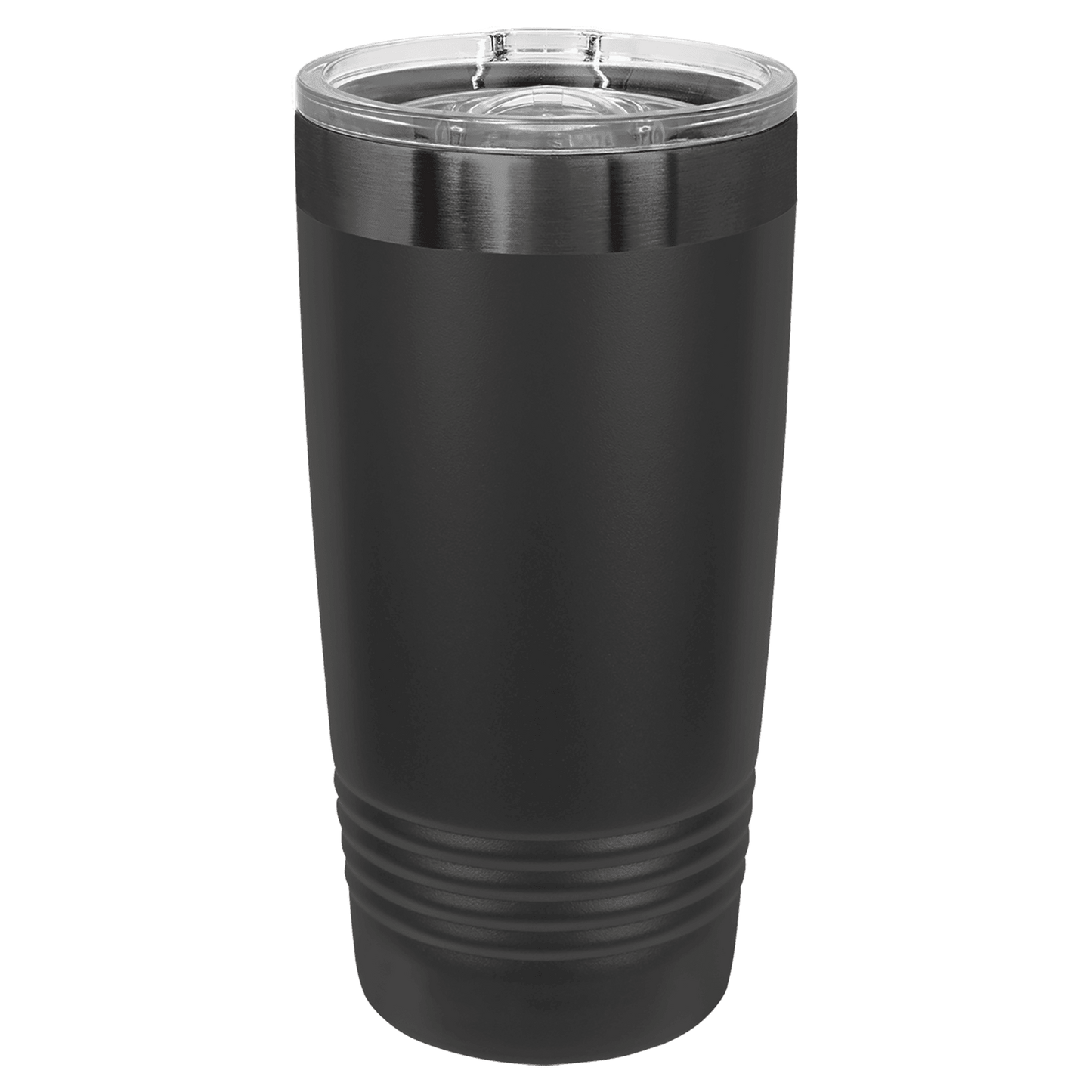 Polar Camel 20 oz. Black/Ghost Black ION-Plated Ringneck Tumbler with Slider Lid-MO