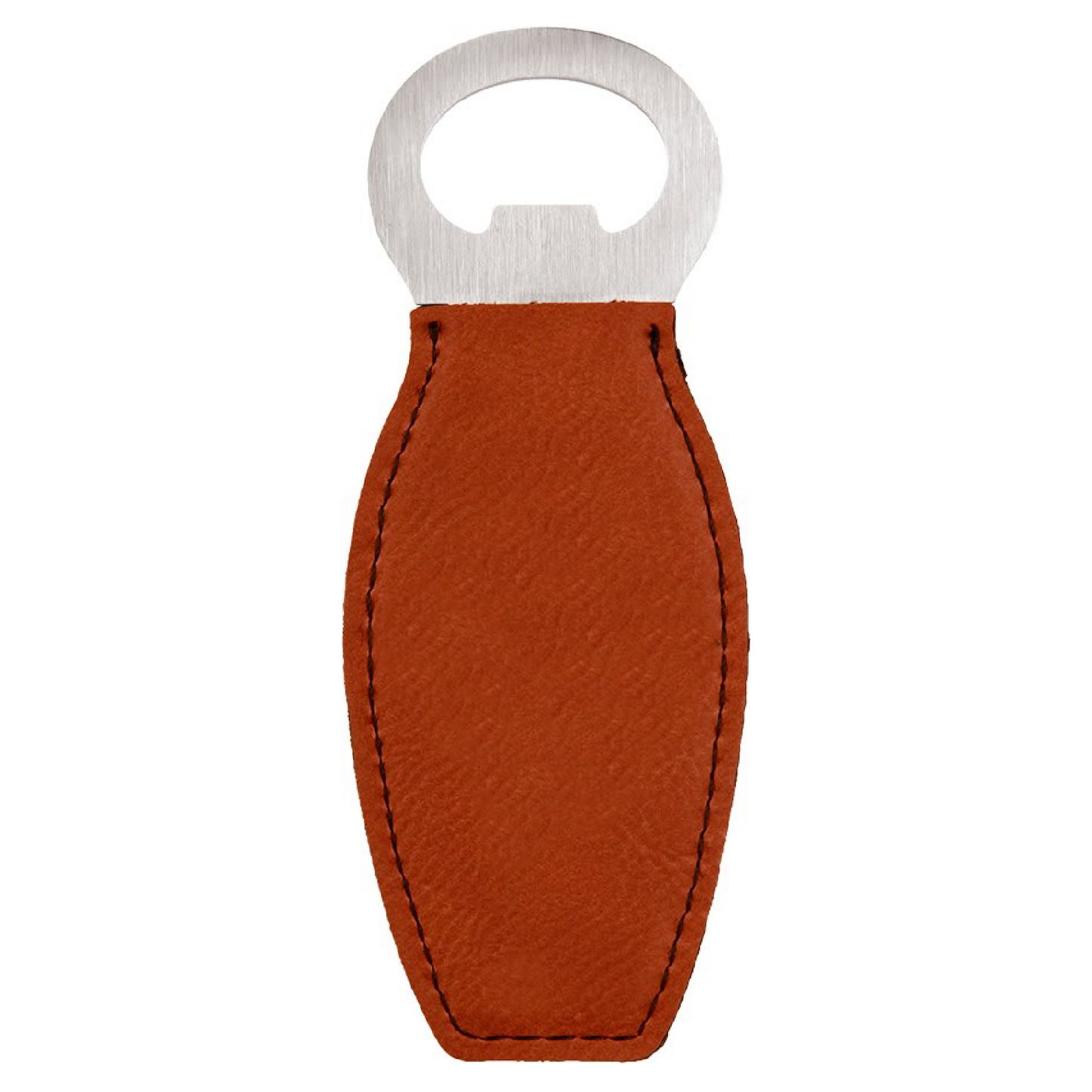 Rawhide Laserable Leatherette Bottle Opener with Magnet-MO