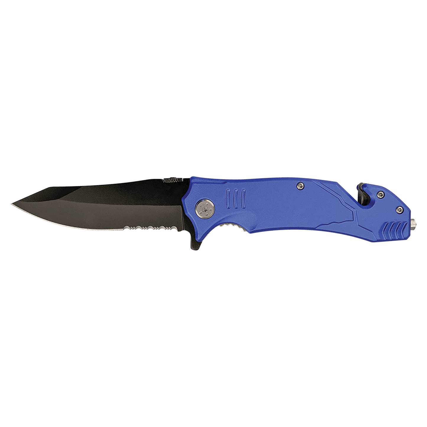 4 1/2" Blue Rescue Knife-MO