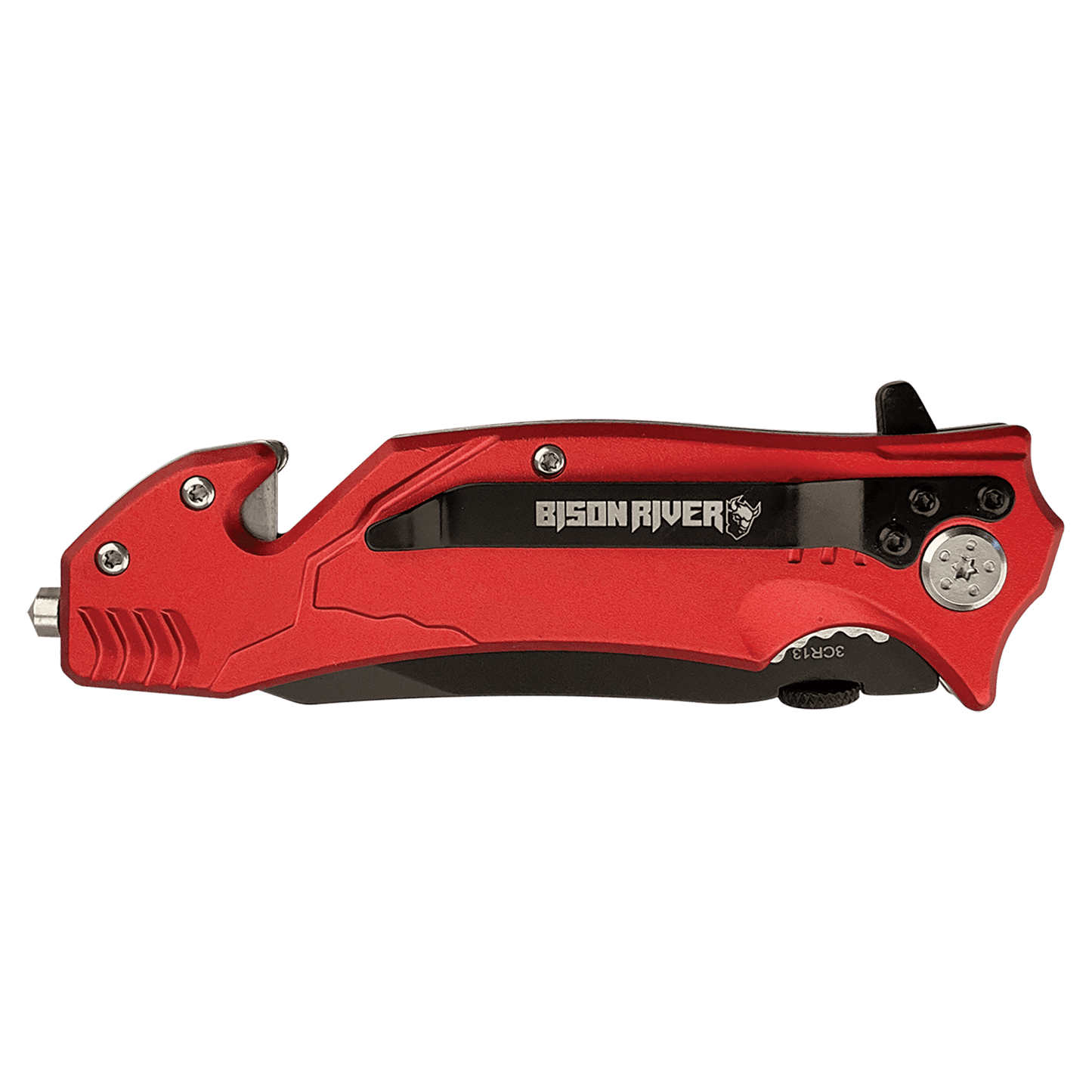 4 1/2" Red Rescue Knife-MO