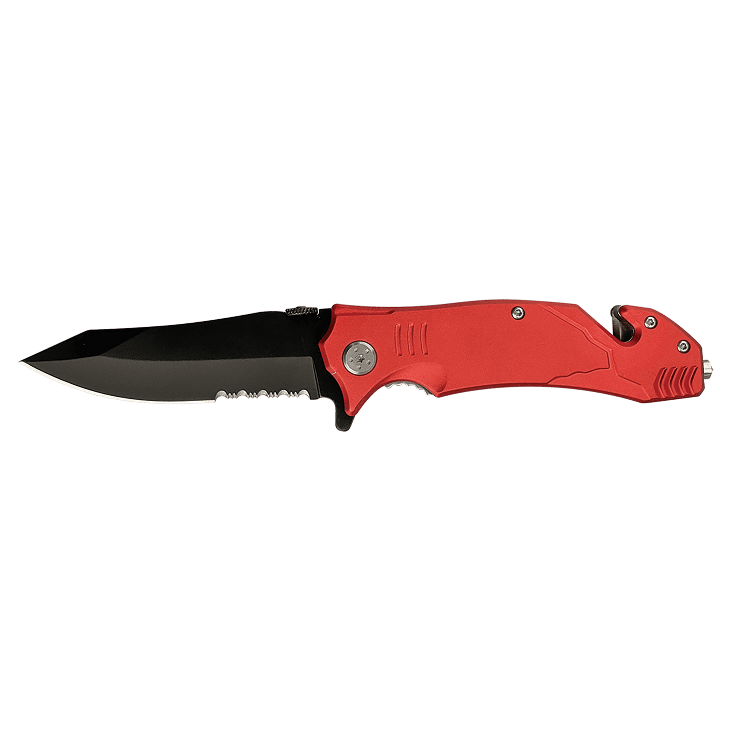 4 1/2" Red Rescue Knife-MO