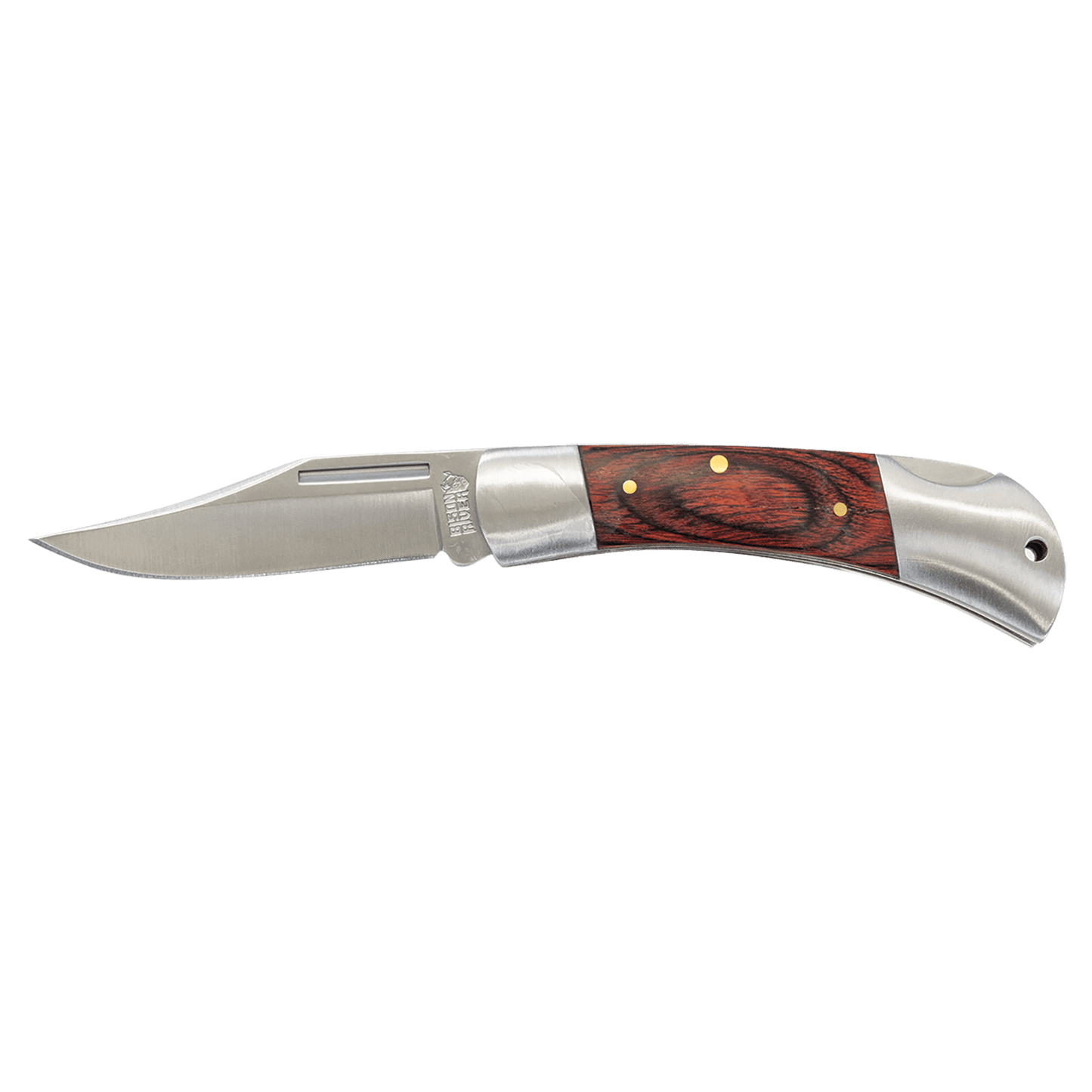 3 1/2" Wood Folding Knife-MO