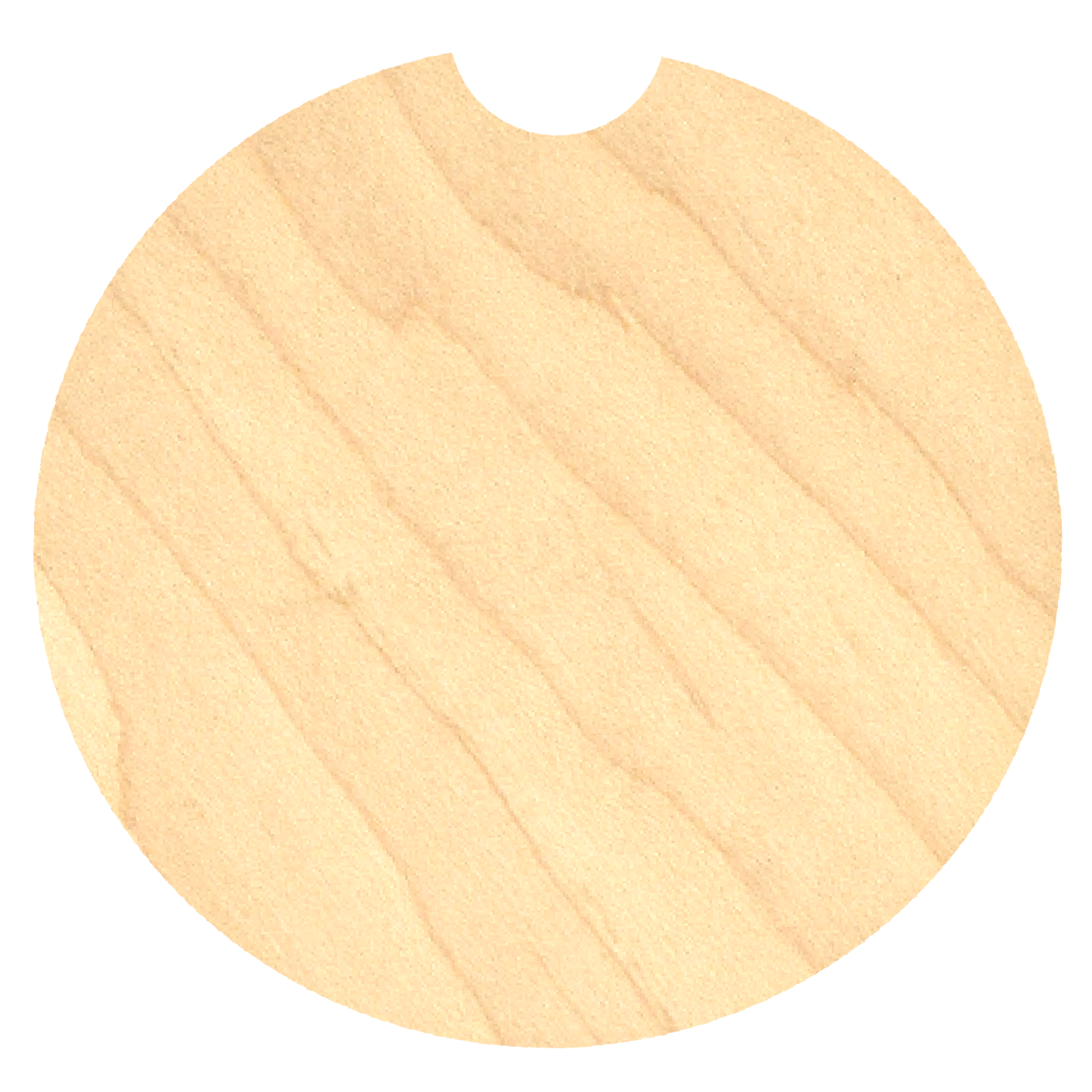 2 1/2" Round Sublimatable Wood Car Coaster-MO