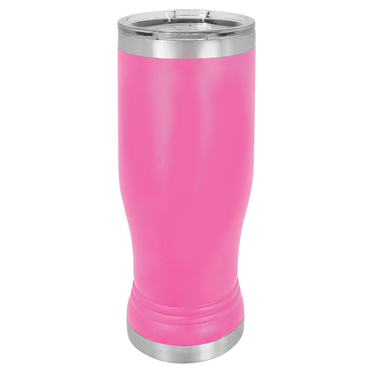 Pink 14 oz. Polar Camel Pilsner with Clear Lid-MO