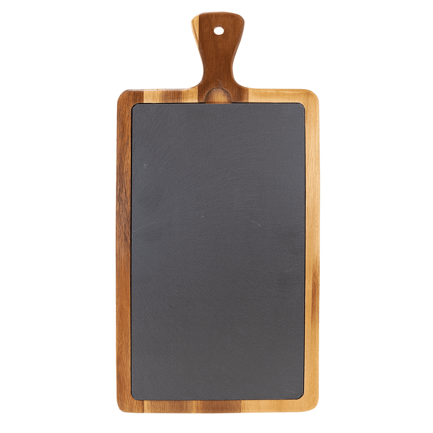 16" x 7 3/4" Acacia Wood/Slate Cutting Board-MO