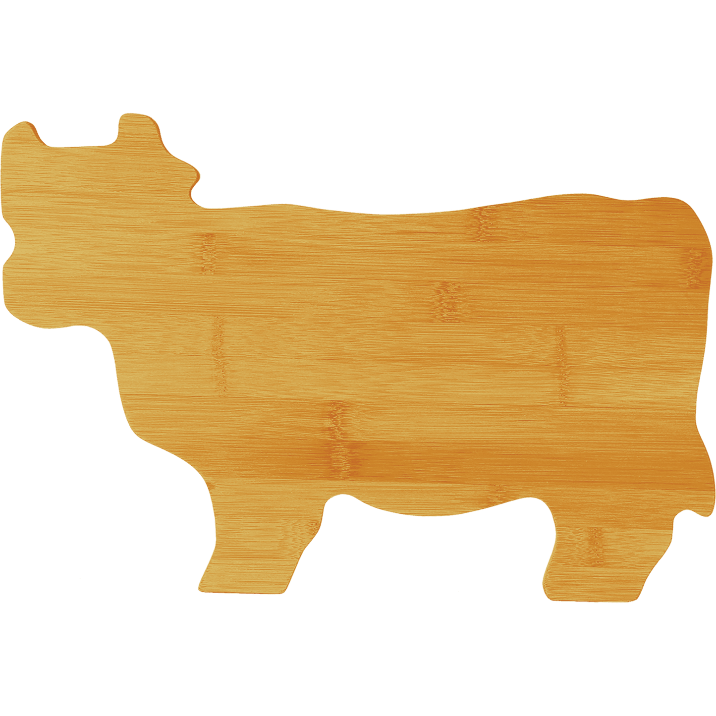 14 3/4" x 9 3/4" Bamboo Cow Shaped Cutting Board-MO