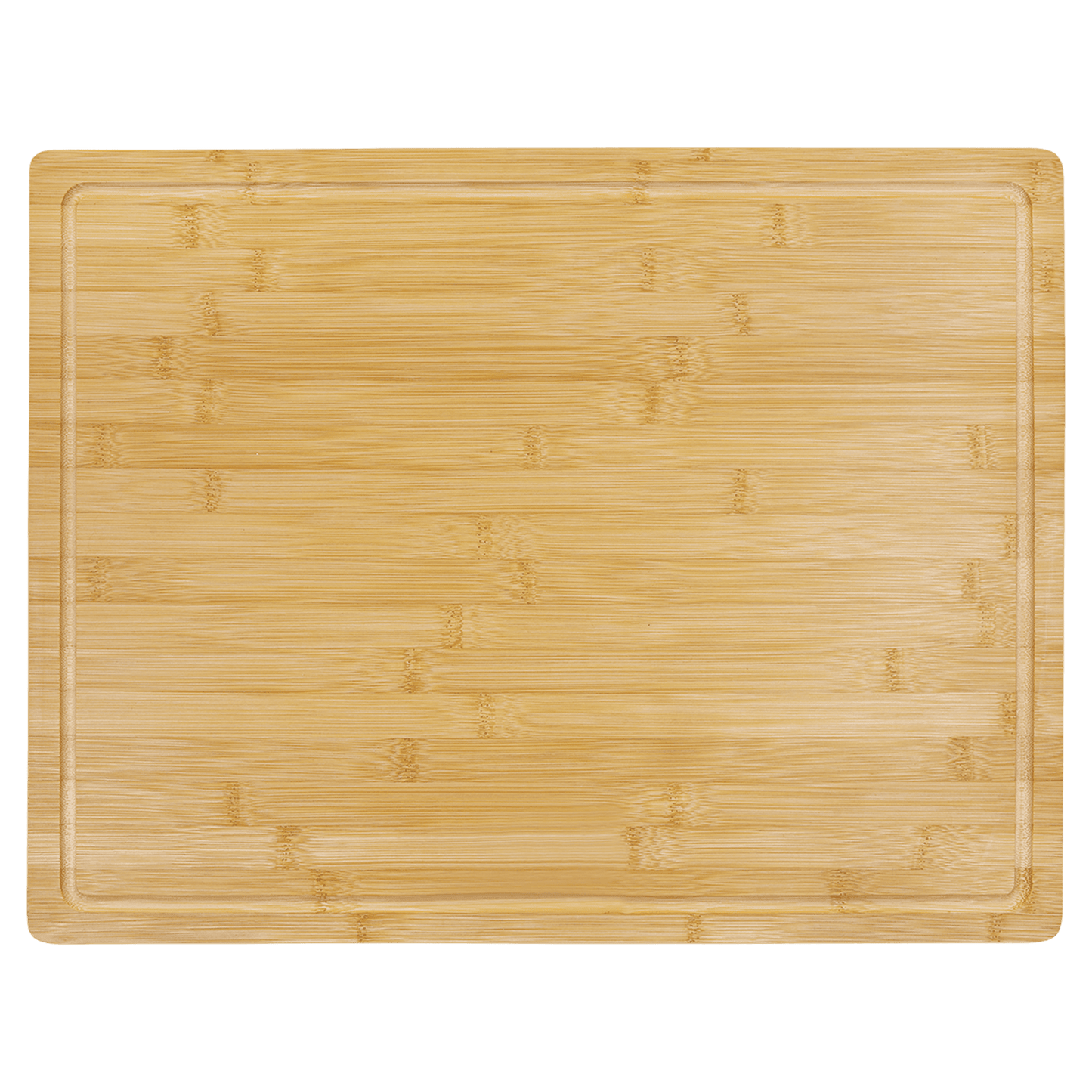 19 3/4" x 15" Bamboo Cutting Board with Drip Ring-MO