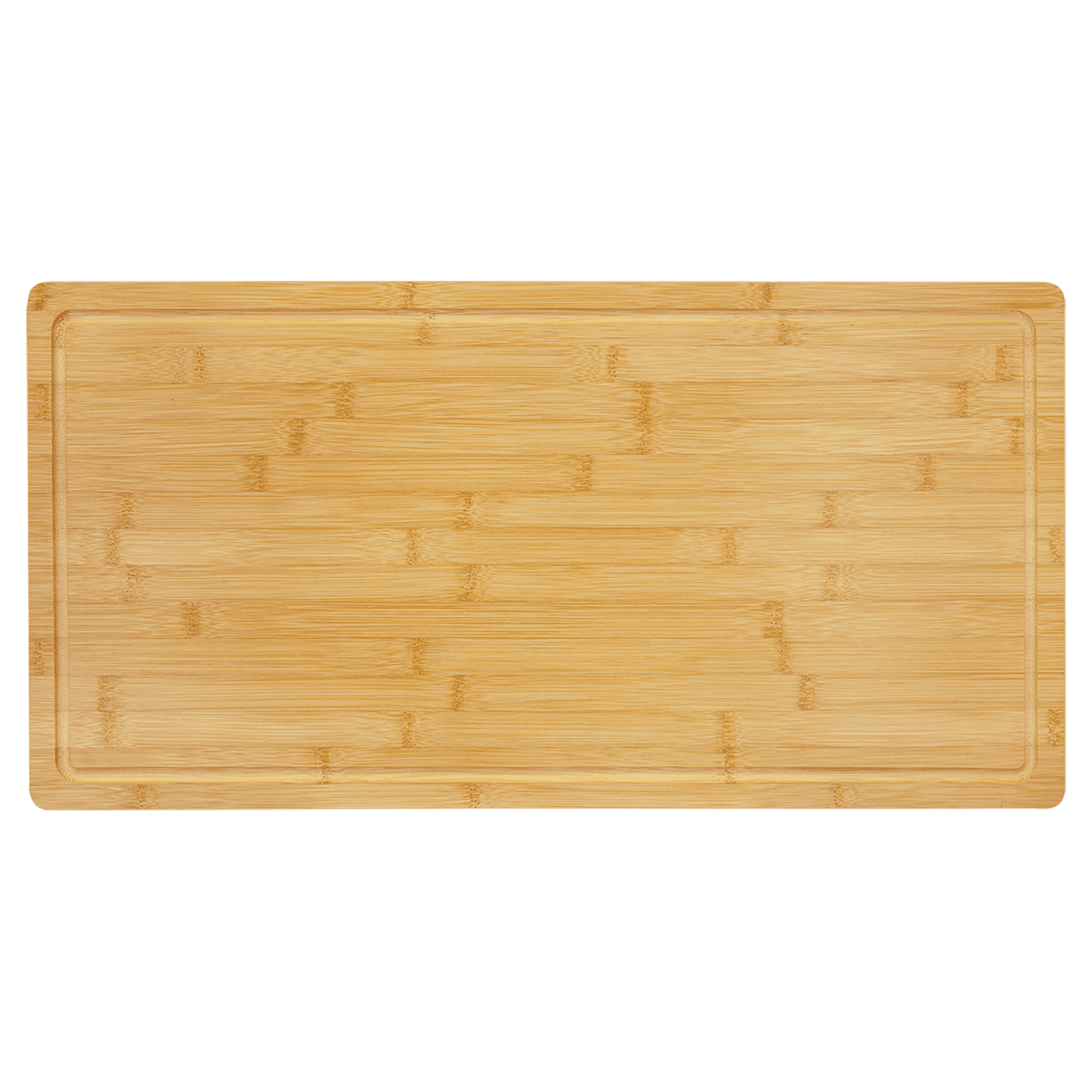 23 3/4" x 12" Bamboo Cutting Board with Drip Ring-MO