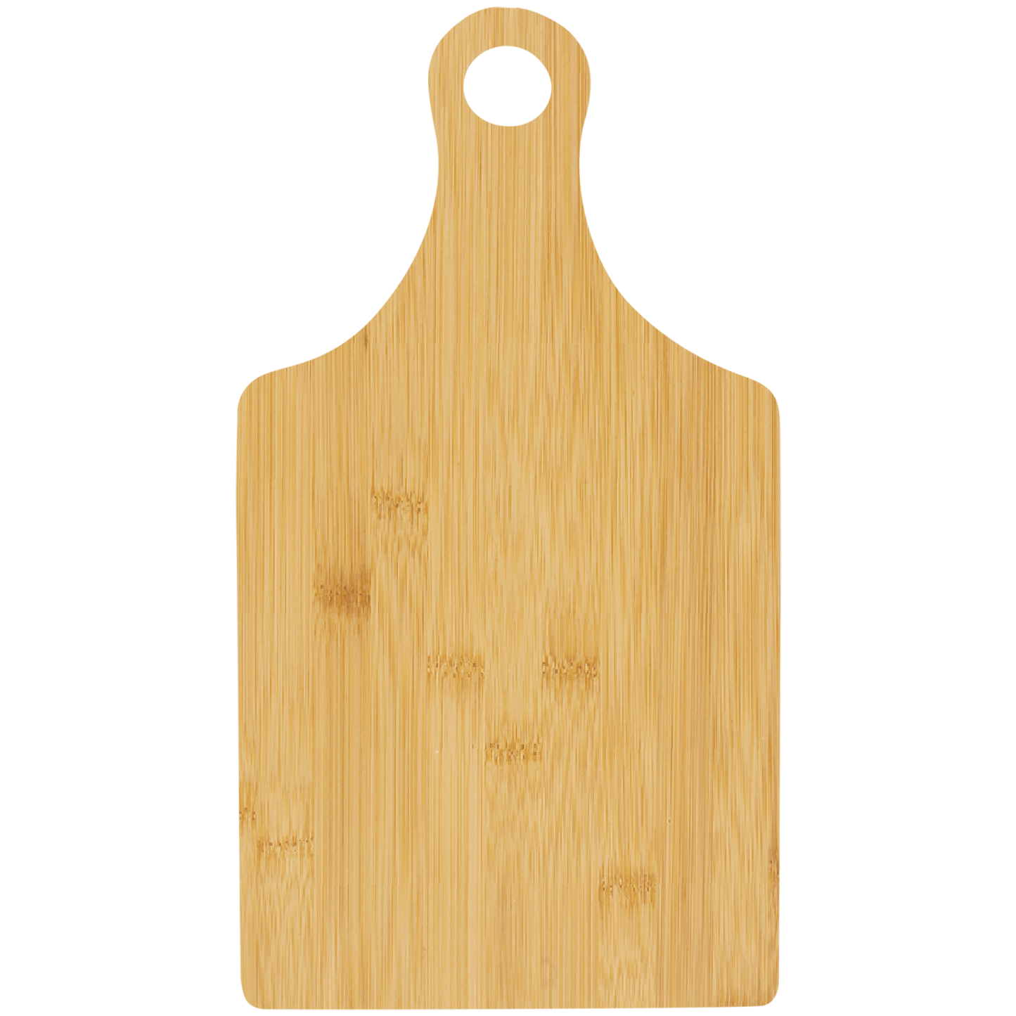 13 1/2" x 7" Sublimatable Paddle Shaped  Wood Cutting Board-MO