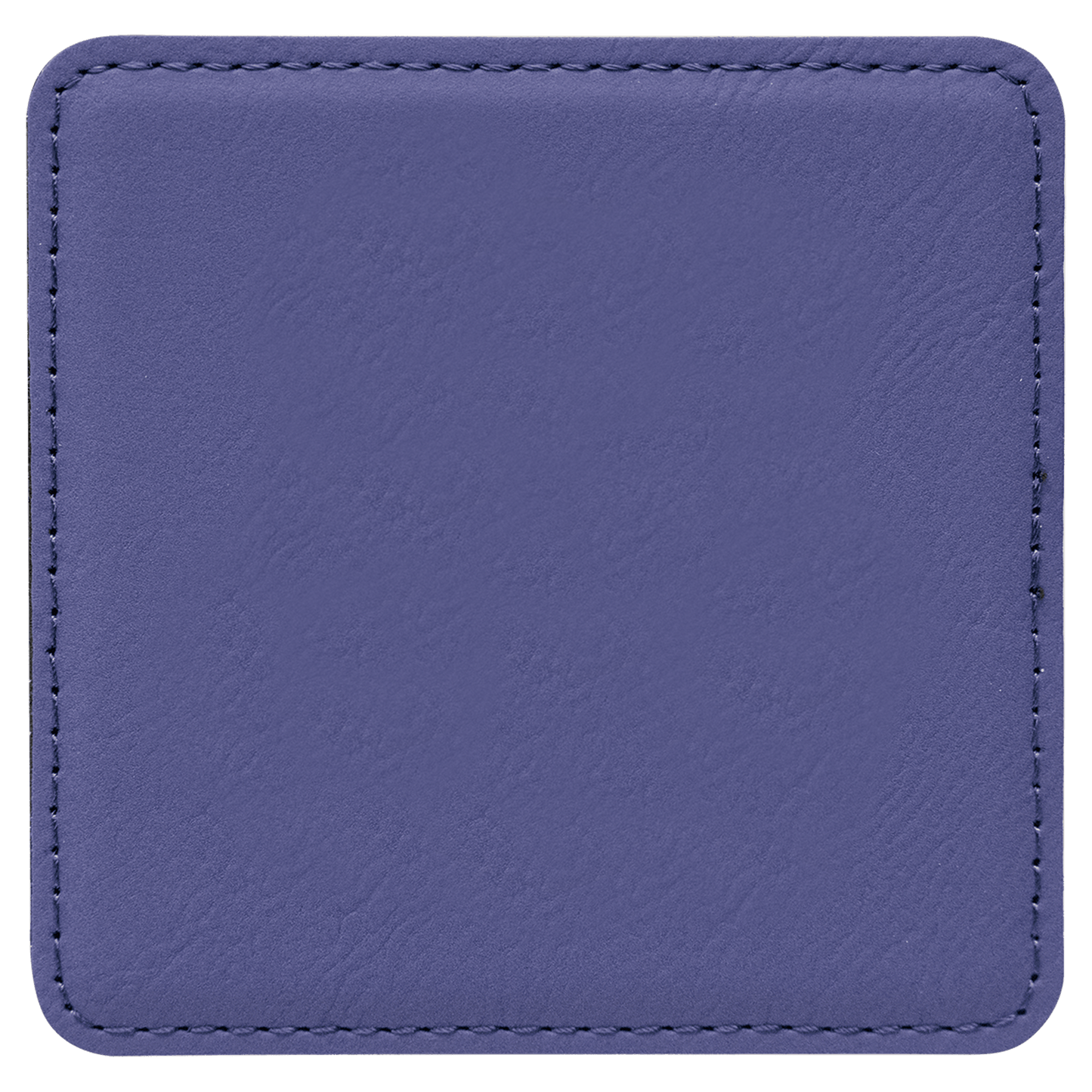 4" x 4" Purple Square Laserable Leatherette 6-Coaster Set-MO