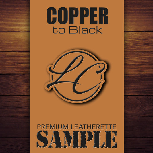 Copper / Black Durra-Bull Premium Leatherette Patch Creator