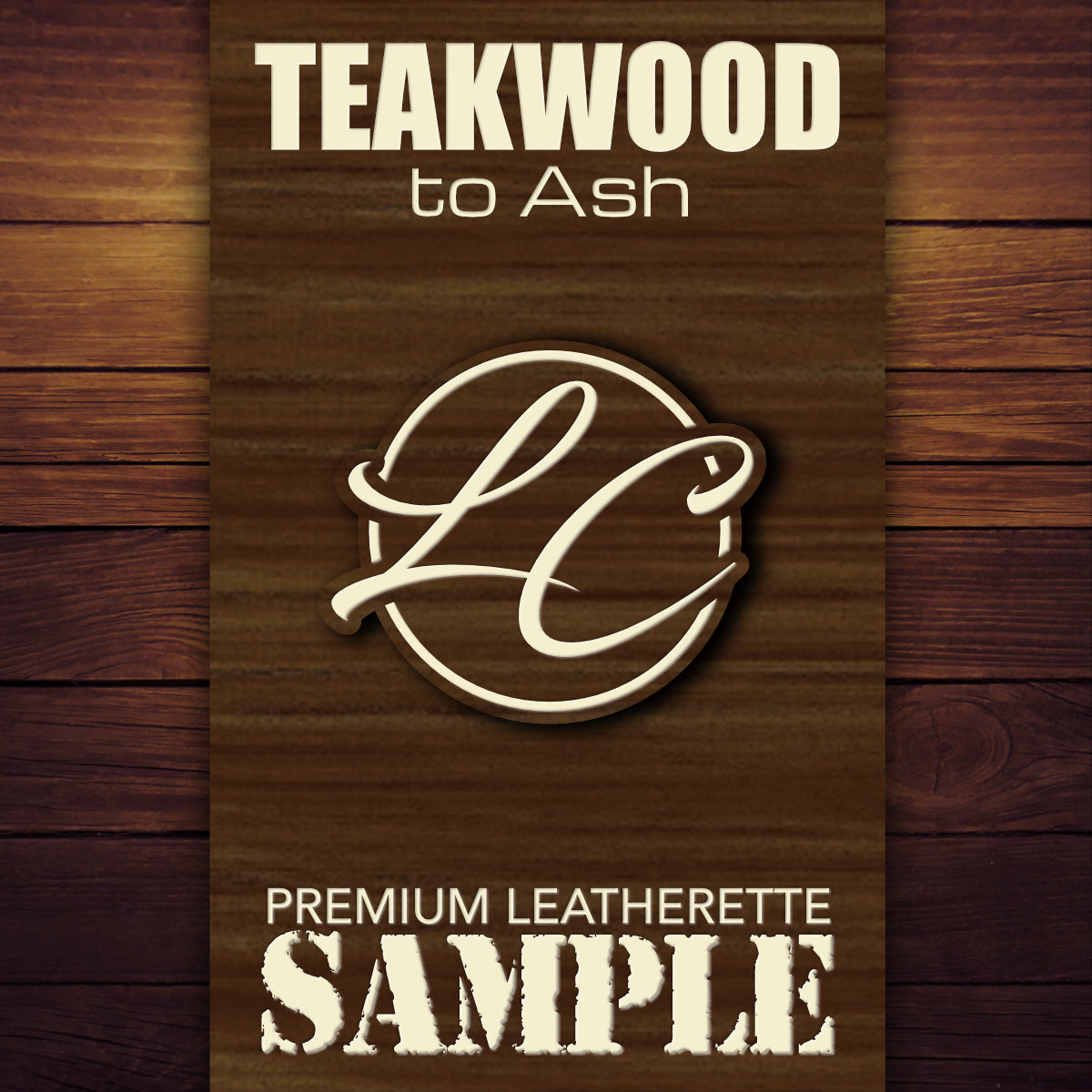 Teakwood to Ash Durra-Bull™ Acrylic Laserable Patch | Make Yours Here