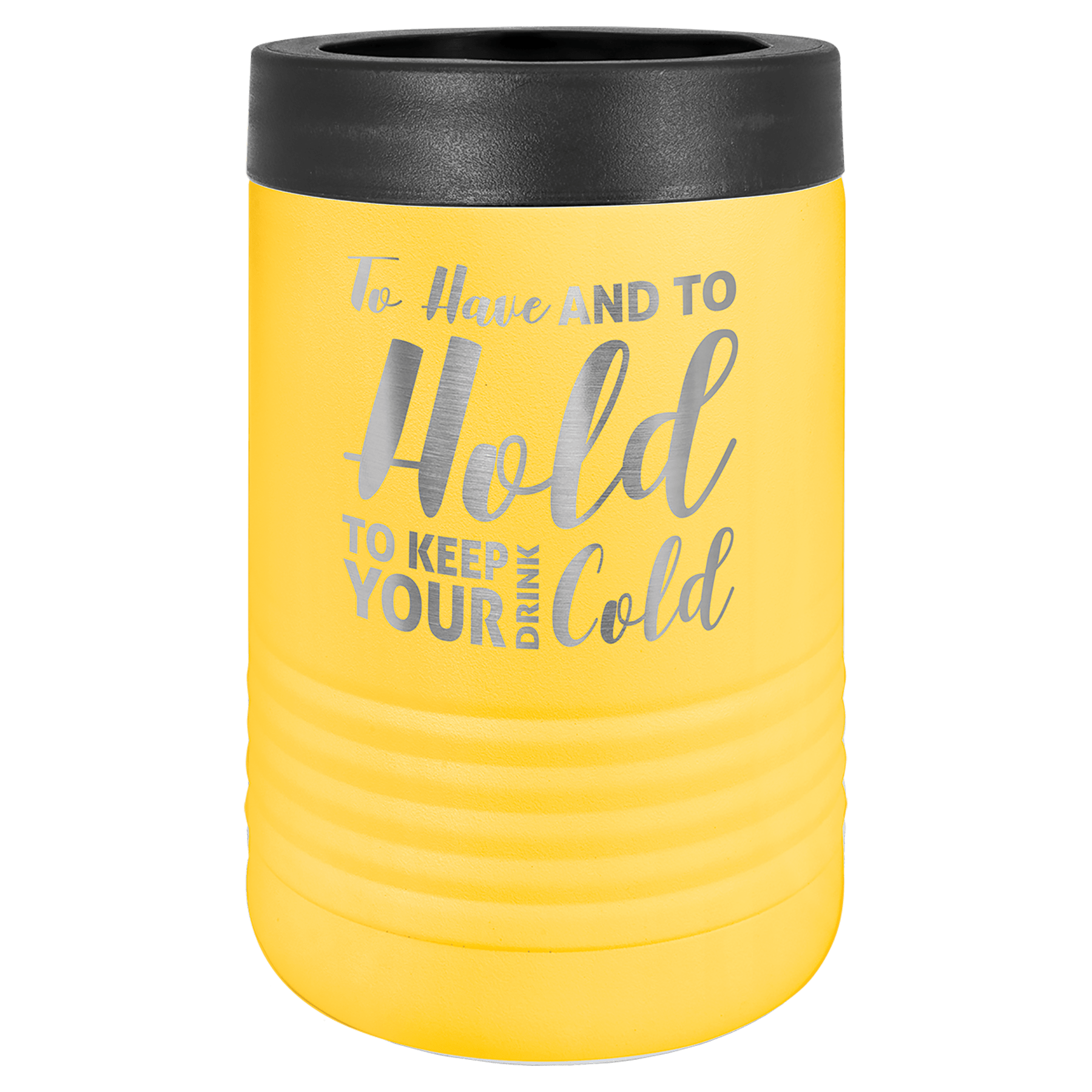 Polar Camel Yellow Stainless Steel Vacuum Insulated Beverage Holder