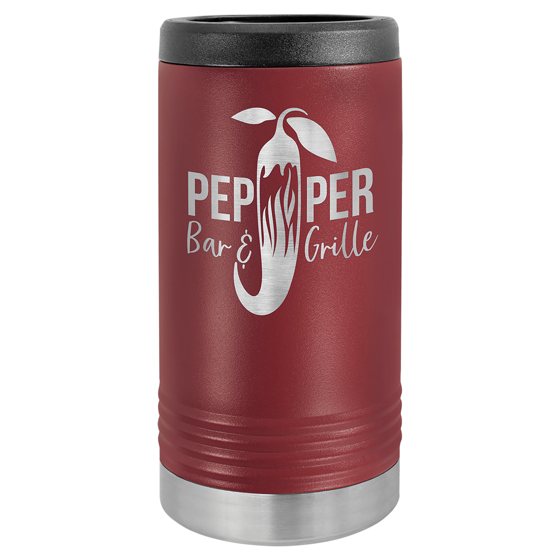 Polar Camel Maroon Slim Beverage Holder