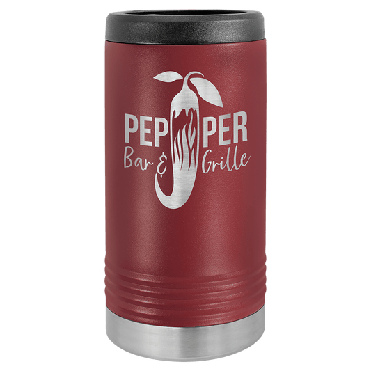 Polar Camel Maroon Slim Beverage Holder