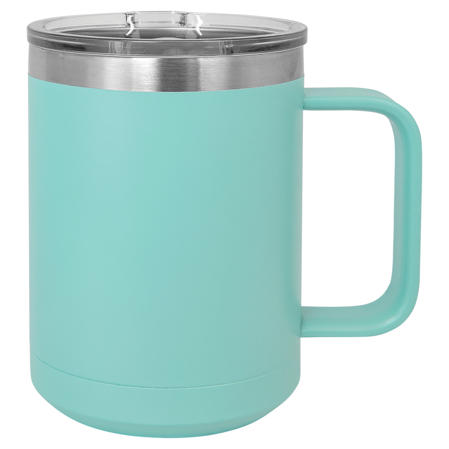 Polar Camel 15 oz. Teal Vacuum Insulated Mug with Slider Lid-MO