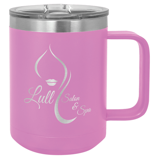 Polar Camel 15 oz. Light Purple Vacuum Insulated Mug with Slider Lid