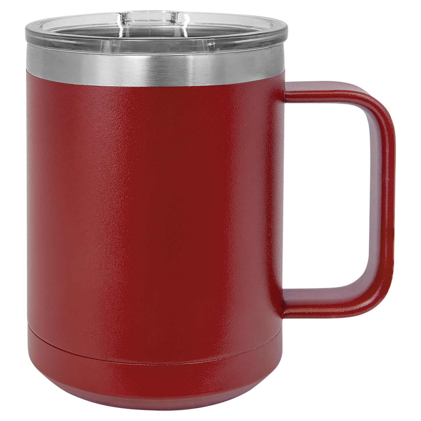 Polar Camel 15 oz. Maroon Vacuum Insulated Mug with Slider LiD-MO