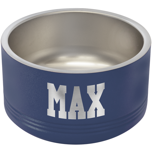 Polar Camel 18 oz. Small Navy Blue Pet Bowl-MO