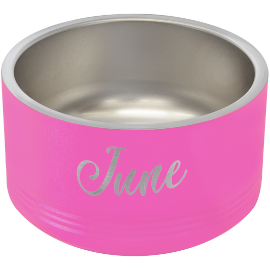 Polar Camel 18 oz. Small Pink Pet Bowl-MO