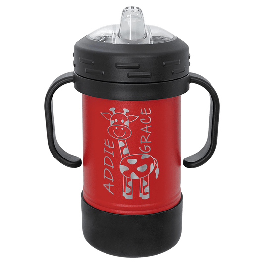 Polar Camel 10 oz. Red Sippy Cup