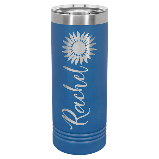 Polar Camel 22 oz. Royal Blue Skinny Tumbler with Slider Lid