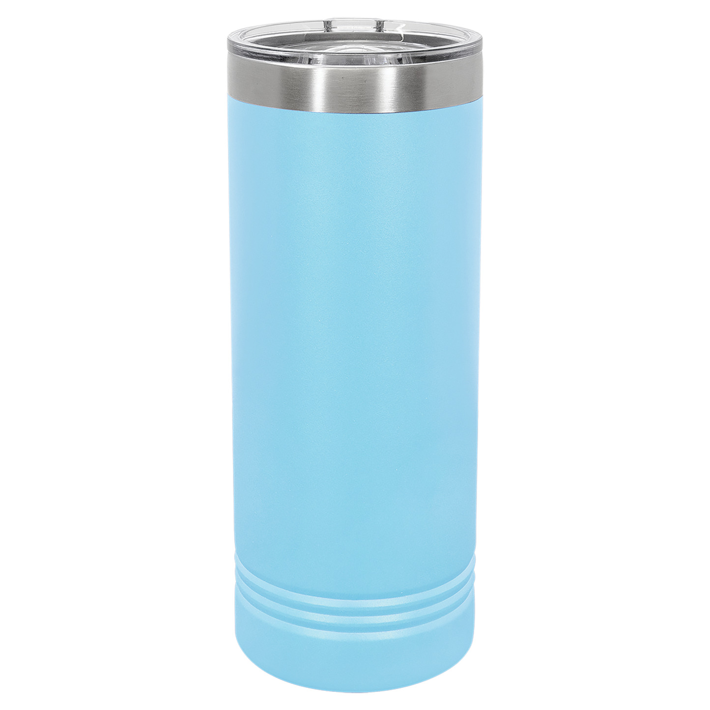 Polar Camel 22 oz. Light Blue Skinny Tumbler with Slider Lid-MO