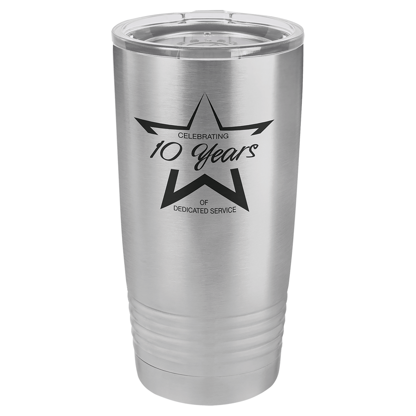 Polar Camel 20 oz. Stainless Steel Vacuum Insulated Ringneck Tumbler with  Clear Lid