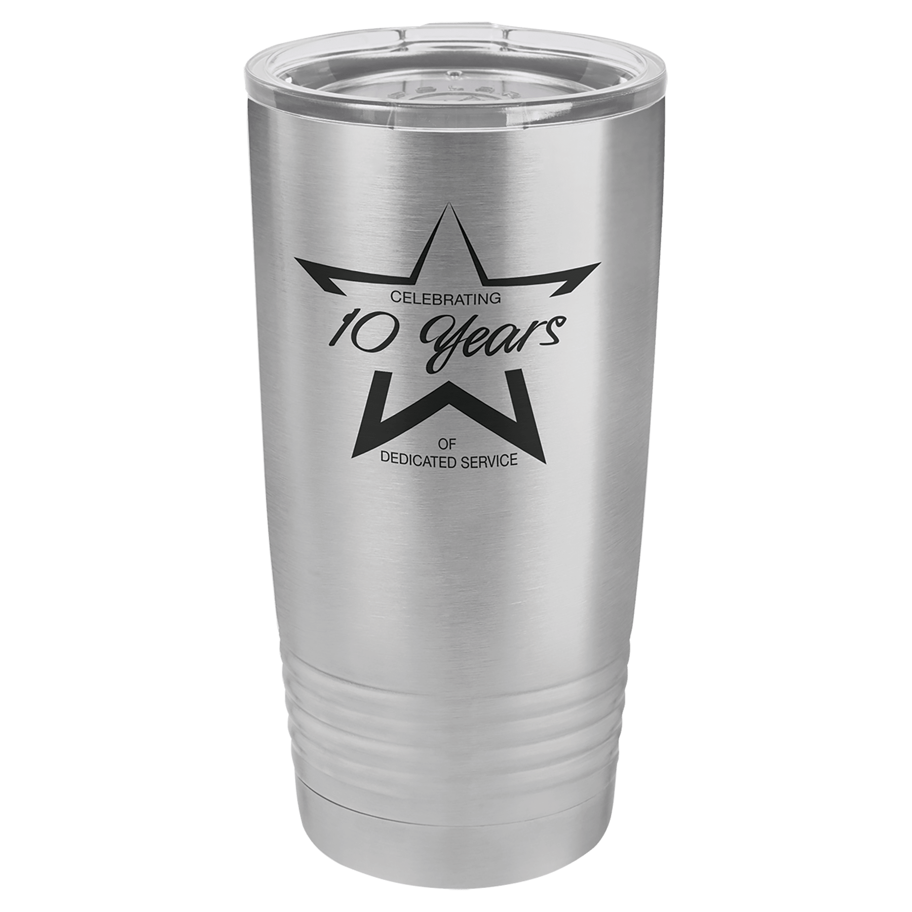 Polar Camel 20 oz. Stainless Steel Vacuum Insulated Ringneck Tumbler with  Clear Lid