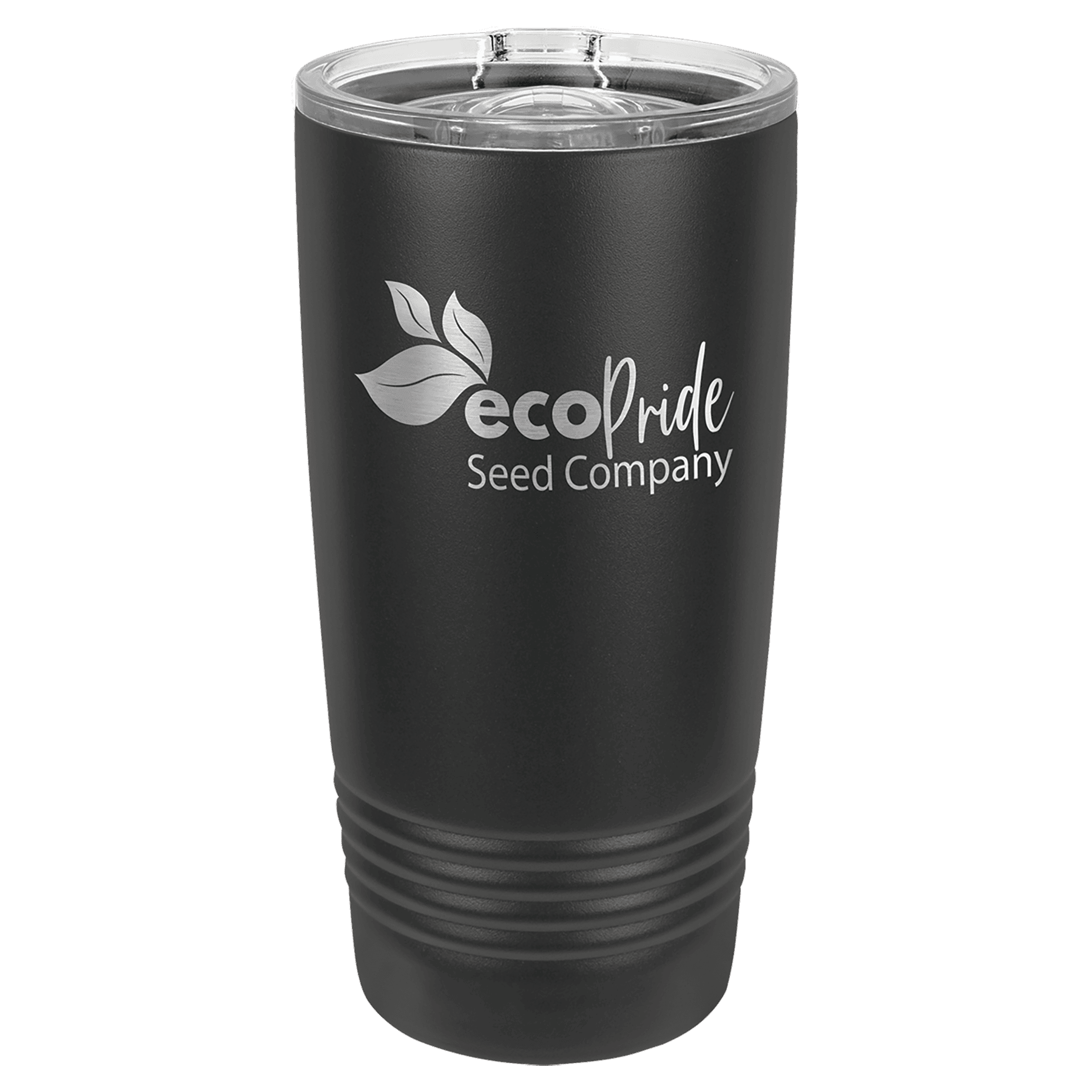 Polar Camel 20 oz. Black Insulated Ringneck Tumbler with Slider Lid