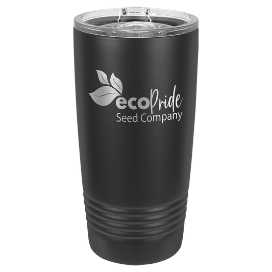 Polar Camel 20 oz. Black Insulated Ringneck Tumbler with Slider Lid