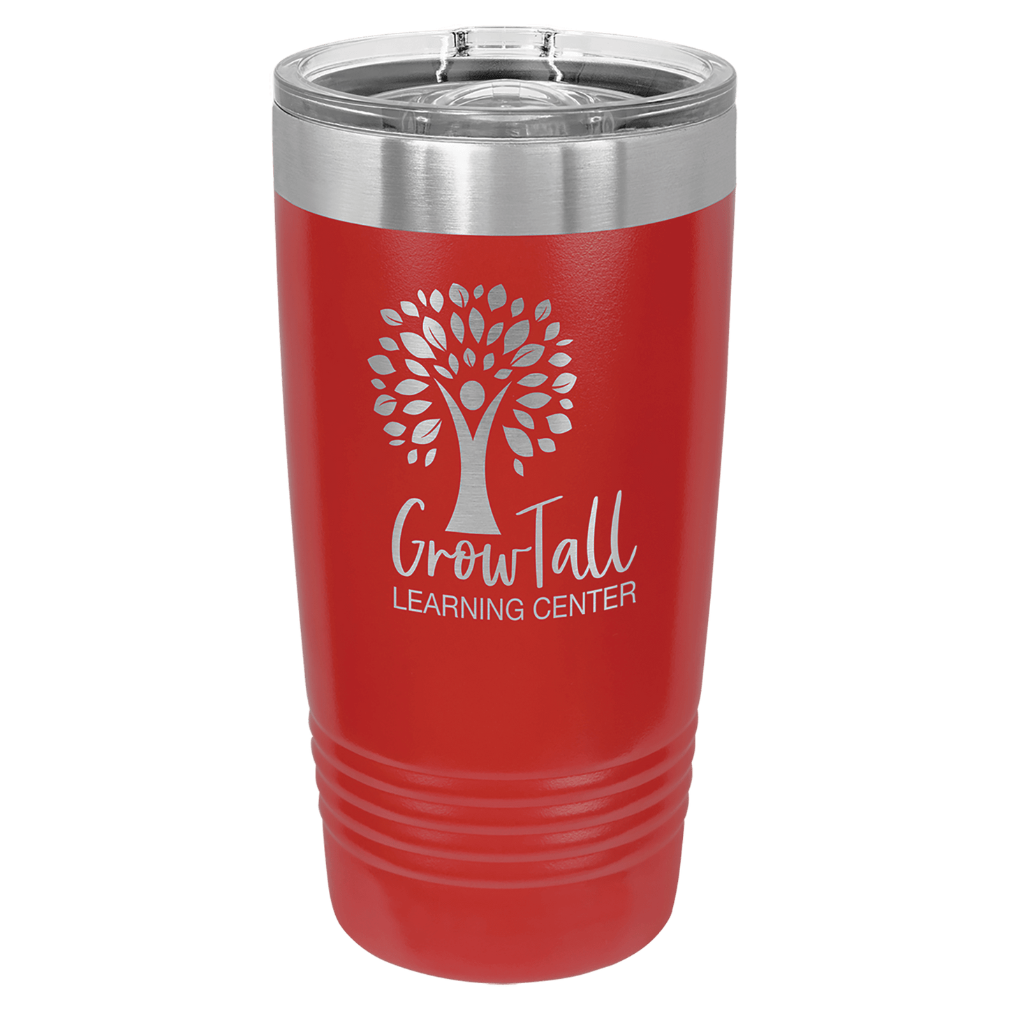 Polar Camel 20 oz. Red Insulated Ringneck Tumbler with Slider Lid