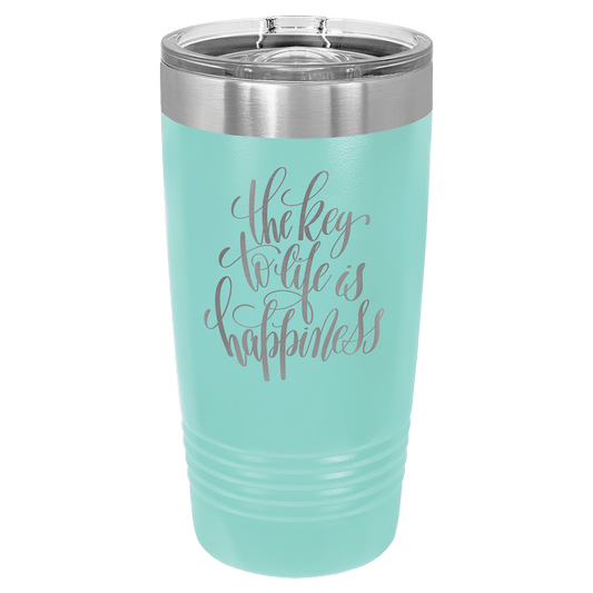 Polar Camel 20 oz. Teal Insulated Ringneck Tumbler with Slider Lid