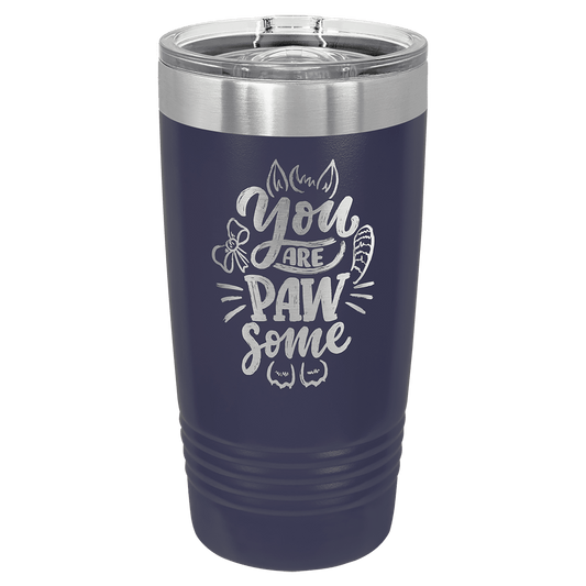 Polar Camel 20 oz. Navy Blue Insulated Ringneck Tumbler with Slider Lid