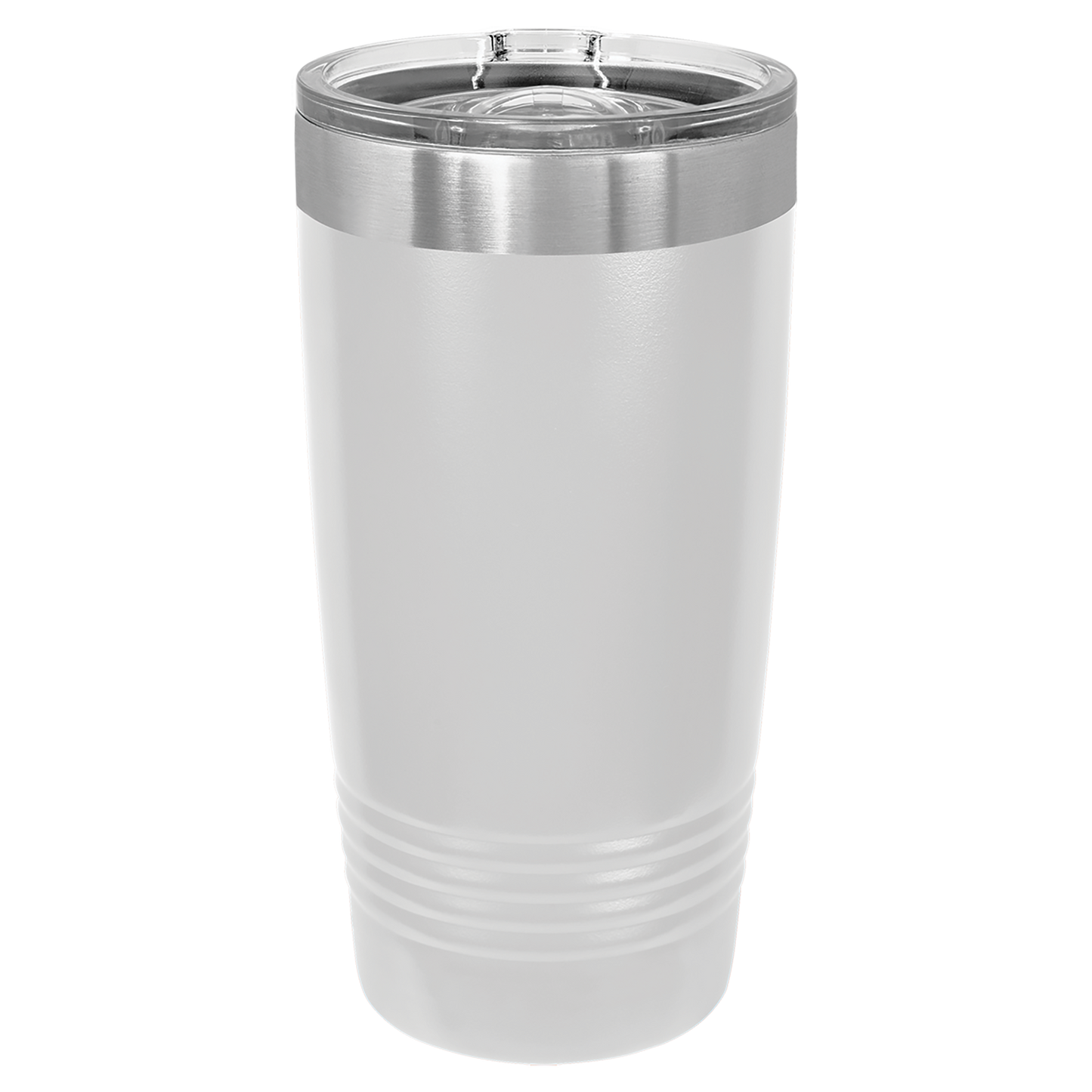 Polar Camel 20 oz. White Insulated Ringneck Tumbler with Slider Lid-MO