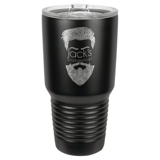 Polar Camel 30 oz. Black Insulated Ringneck Tumbler with Slider Lid, no Silver Ring