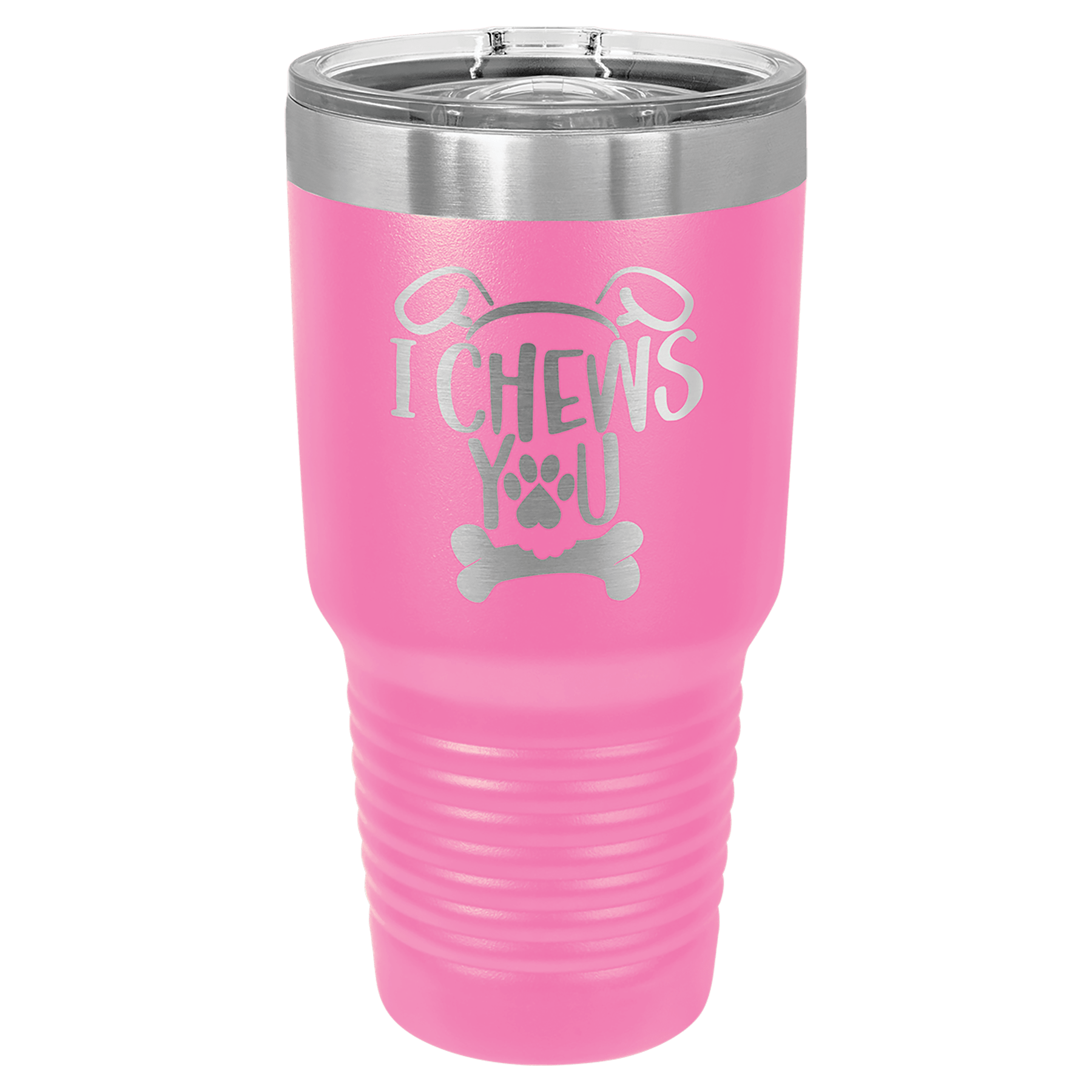 Polar Camel 30 oz. Pink Insulated Ringneck Tumbler with Slider Lid